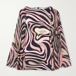 NWT PUCCI cape-effect mini dress size 42